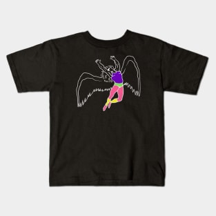 Flying human Kids T-Shirt